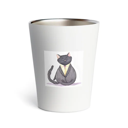 スーツ猫 Thermo Tumbler