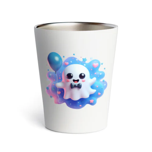 可愛いおばけ『ケケ』くん Thermo Tumbler