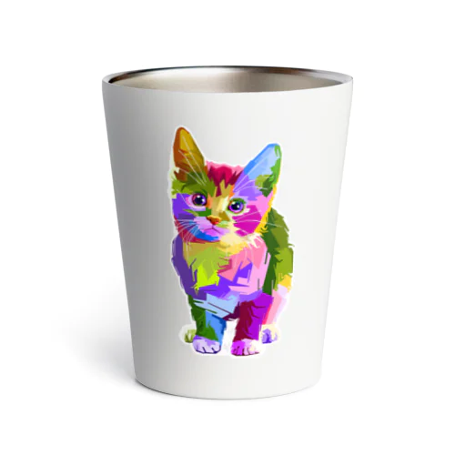 猫のイラストグッズ Thermo Tumbler