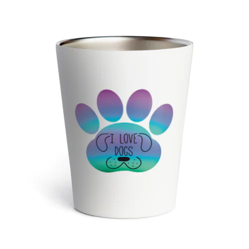 I love dogs わんちゃん好きさんへ Thermo Tumbler