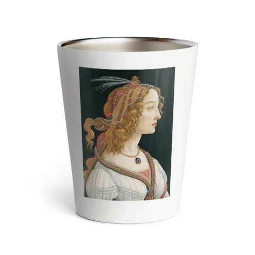 若い女性の肖像 / Portrait of a Young Woman Thermo Tumbler