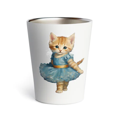 バレリーナの子猫 Thermo Tumbler