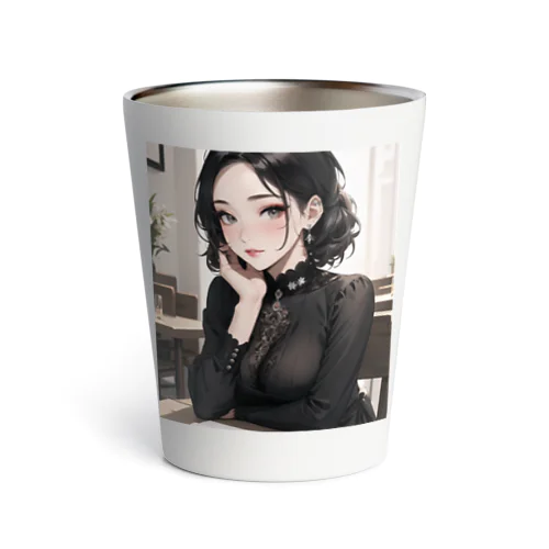 喪服の女性 Thermo Tumbler