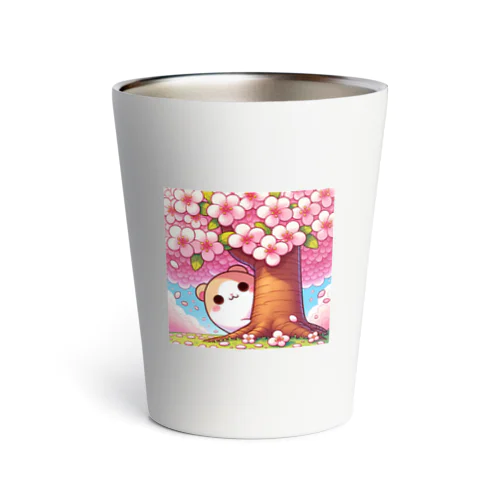 アニメ風の芝犬 Thermo Tumbler