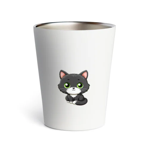 グレーマーブル・ハチワレ仔猫コレクション Thermo Tumbler