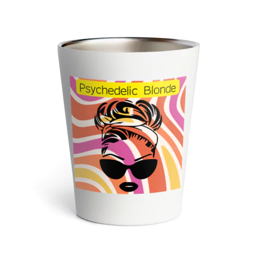 Psychedelic Blonde Thermo Tumbler