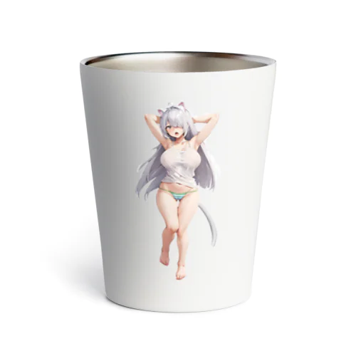 ネコミミ少女のおはようございます！ Thermo Tumbler