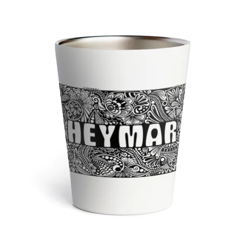  HEYMARロゴ　黒 Thermo Tumbler