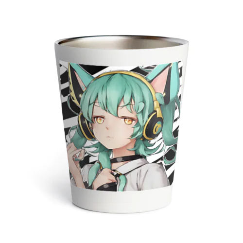 VOCALOID風 猫耳ちゃん Thermo Tumbler