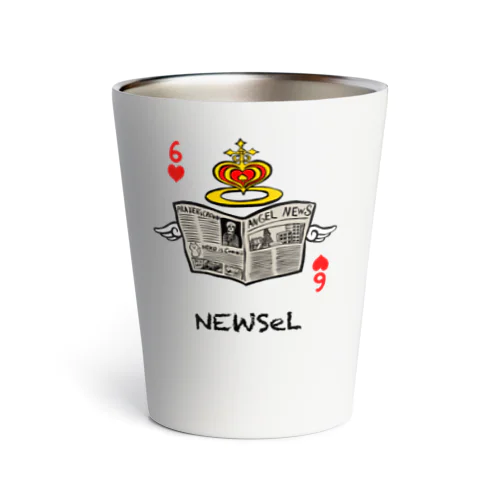 ニュースエル~NEWSel~（スマホ機能トランプ♡6）　PRAYER'S CROWN PLAYING CARDS サーモタンブラー