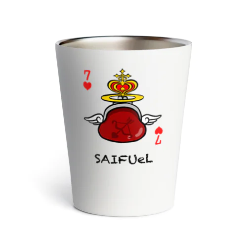 財布エル~SAIFUel~（スマホ機能トランプ♡7）　PRAYER'S CROWN PLAYING CARDS サーモタンブラー