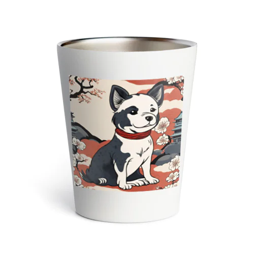 絵巻の犬小町 Thermo Tumbler