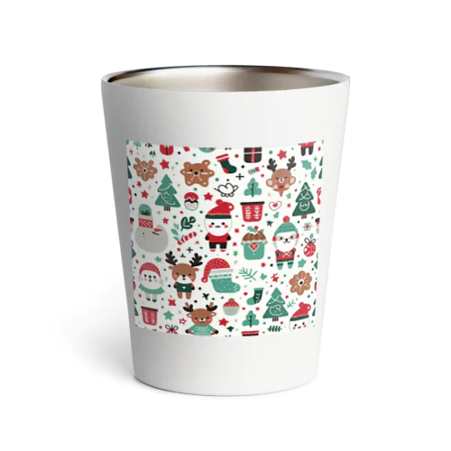 可愛いクリスマスグッズ　 Thermo Tumbler