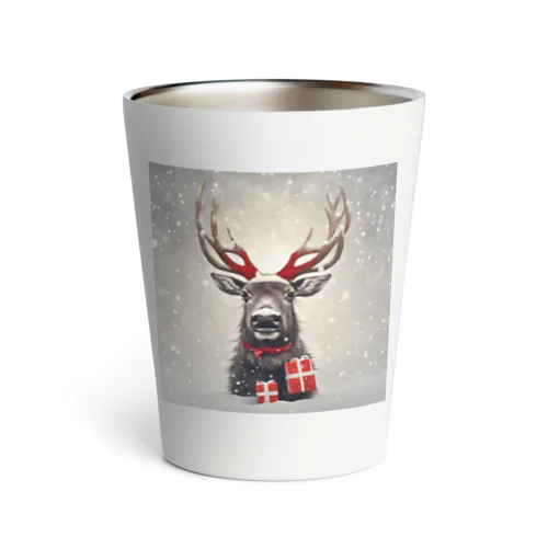 限定アイテム-for Christmas トナカイサンタ Thermo Tumbler