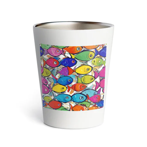 colorful "sakana" Thermo Tumbler