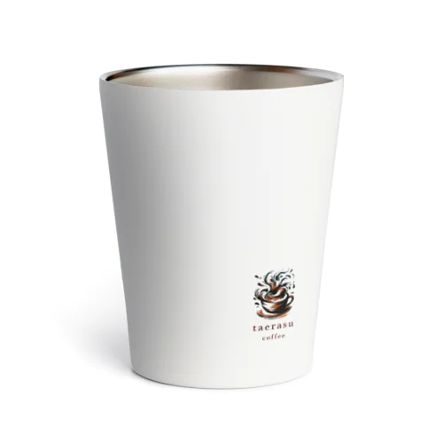 taerasu coffee ロゴ 第１号 サーモタンブラー