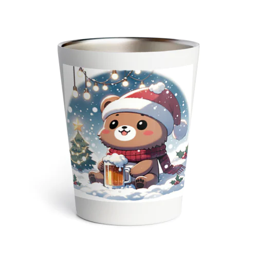 呑(どん)くま　クリスマス Thermo Tumbler