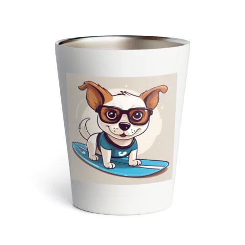 サーフィン犬 Thermo Tumbler