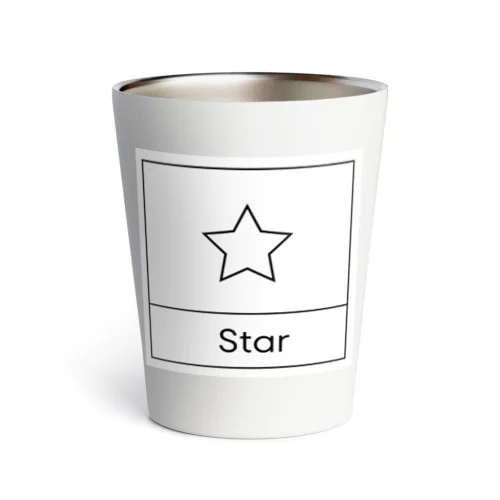 四角におさまるStar サーモタンブラー