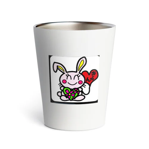 みどりん部屋推奨アバ🌸ぴか令和桜紋章付きうさぎ🐰干支アバター Thermo Tumbler