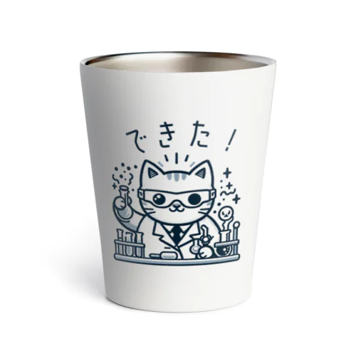 発明家の猫ちゃん Thermo Tumbler