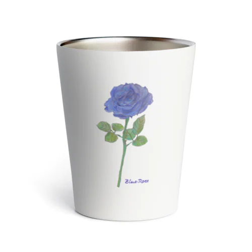 夢叶う青い薔薇 Thermo Tumbler