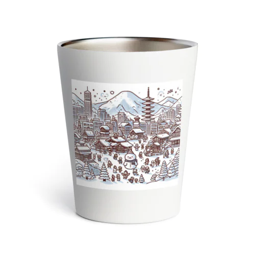 雪の花火 Thermo Tumbler