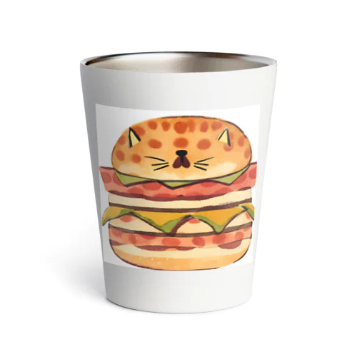 ハンバーガーねこ Thermo Tumbler