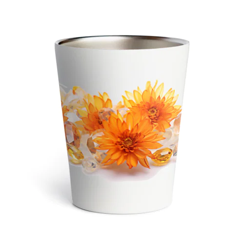 [11月]November-Topaz&Chrysanthemum Thermo Tumbler