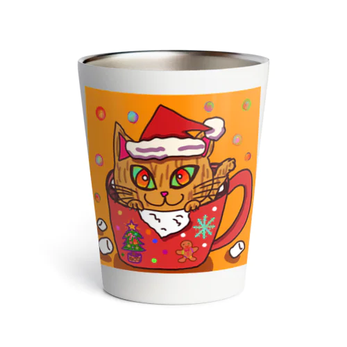 クリスマスにゃんこ Thermo Tumbler