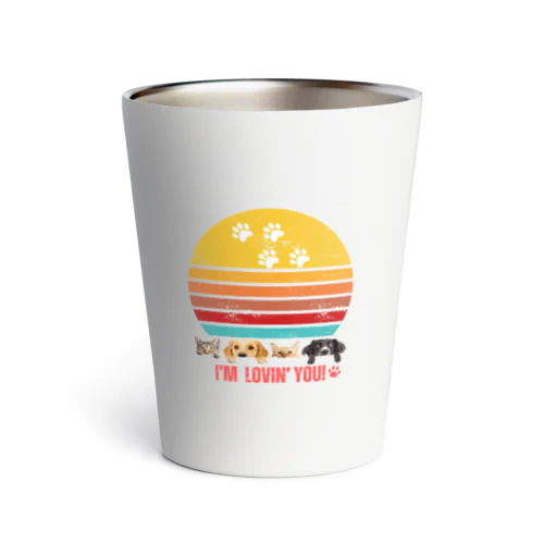 I'm Lovin' you! ワンちゃんネコちゃん Thermo Tumbler