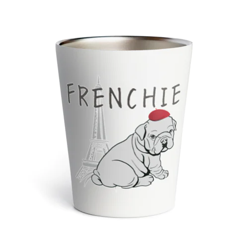 ベレー帽を被ったFRENCHIE🎩 Thermo Tumbler