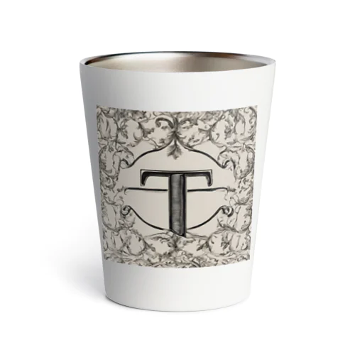 幸運アルファベット　T Thermo Tumbler