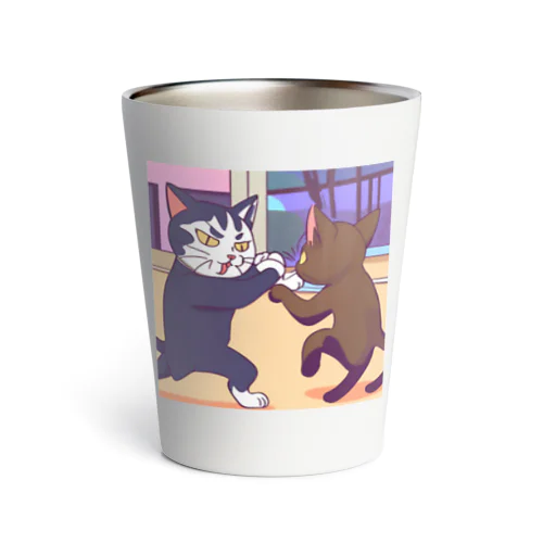 タイマン猫 Thermo Tumbler