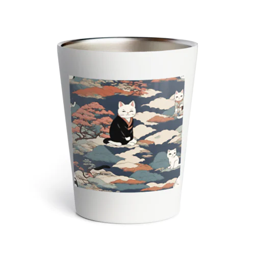 浮世絵猫 Thermo Tumbler