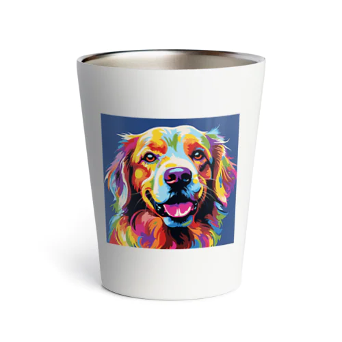 Rainbow dog Thermo Tumbler