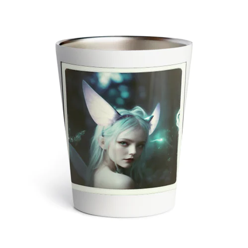 夜空に響く猫耳の星の歌姫 Thermo Tumbler