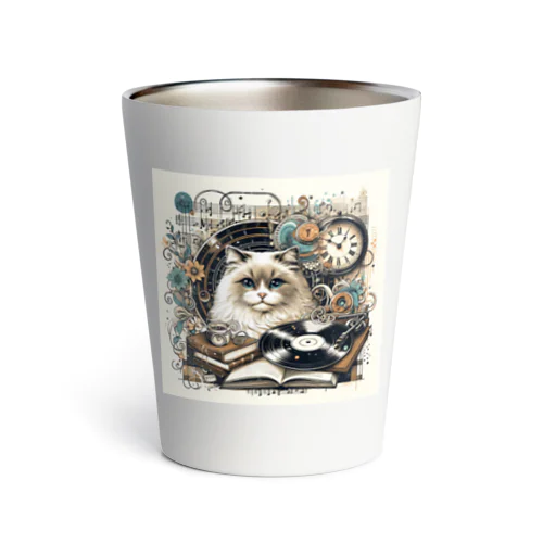 ノスタルジック キャット Thermo Tumbler