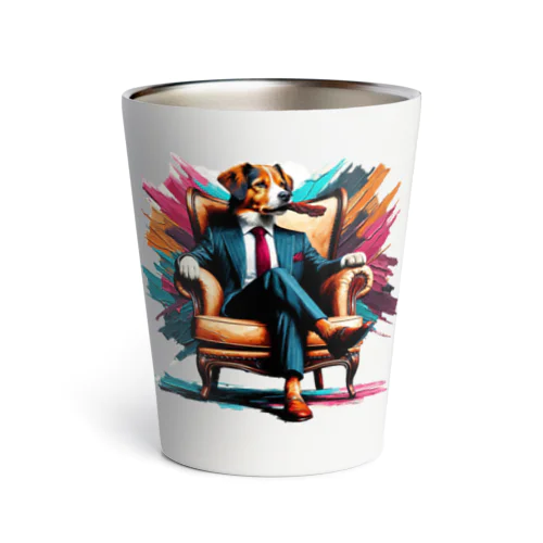 ビジネス犬 Thermo Tumbler