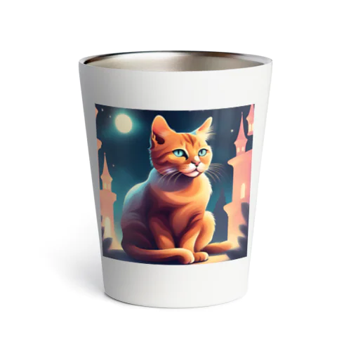 猫のイラストグッズ Thermo Tumbler