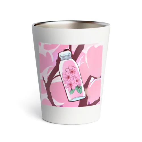 水筒の中の桜 Thermo Tumbler