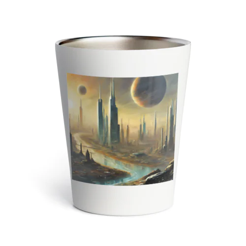 惑星と近未来都市 Thermo Tumbler