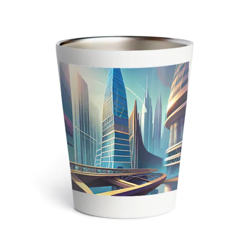 ジオメトリック都市 Thermo Tumbler