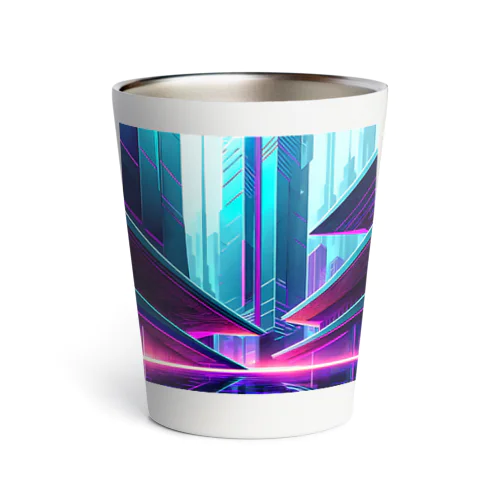 サイバーパンク都市 Thermo Tumbler