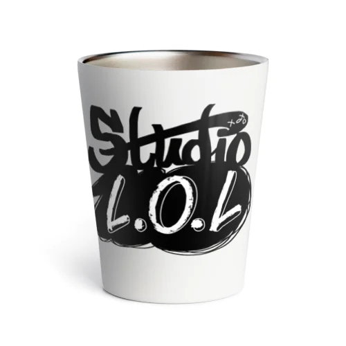 Studio L.O.L モノクロロゴ Thermo Tumbler