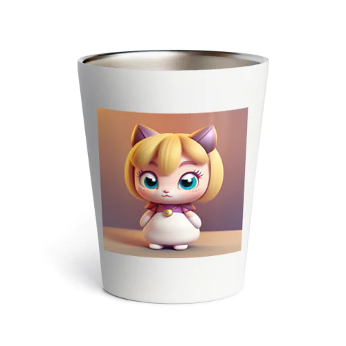 かわいい3Dキャラのグッズ Thermo Tumbler