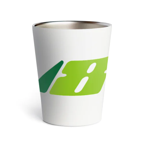 起業18・ロゴGreen Thermo Tumbler