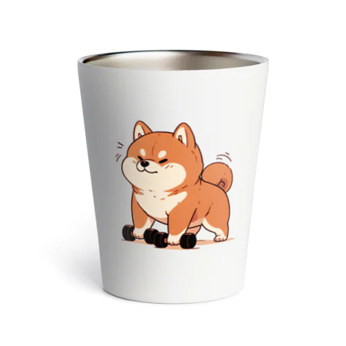 筋トレ柴犬くん Thermo Tumbler