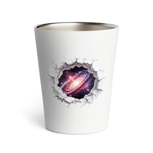 トリックアート「宇宙」 Thermo Tumbler