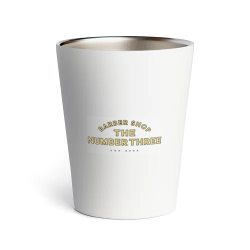 barber shop the number three apparel line Thermo Tumbler